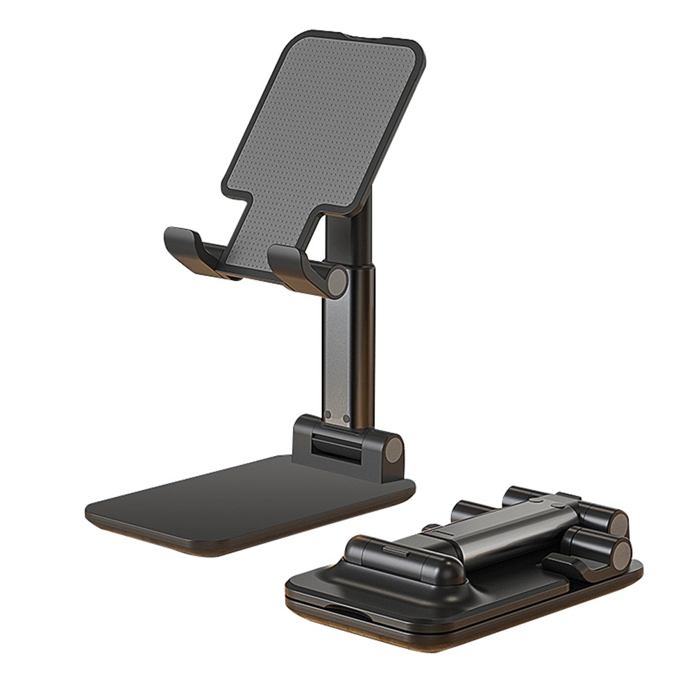 XIAOTIAN X5 Desktop Phone Holder Folding Bracket with Telescopic Height for Mobile Phone within 7inch, Standard Version - Black-1