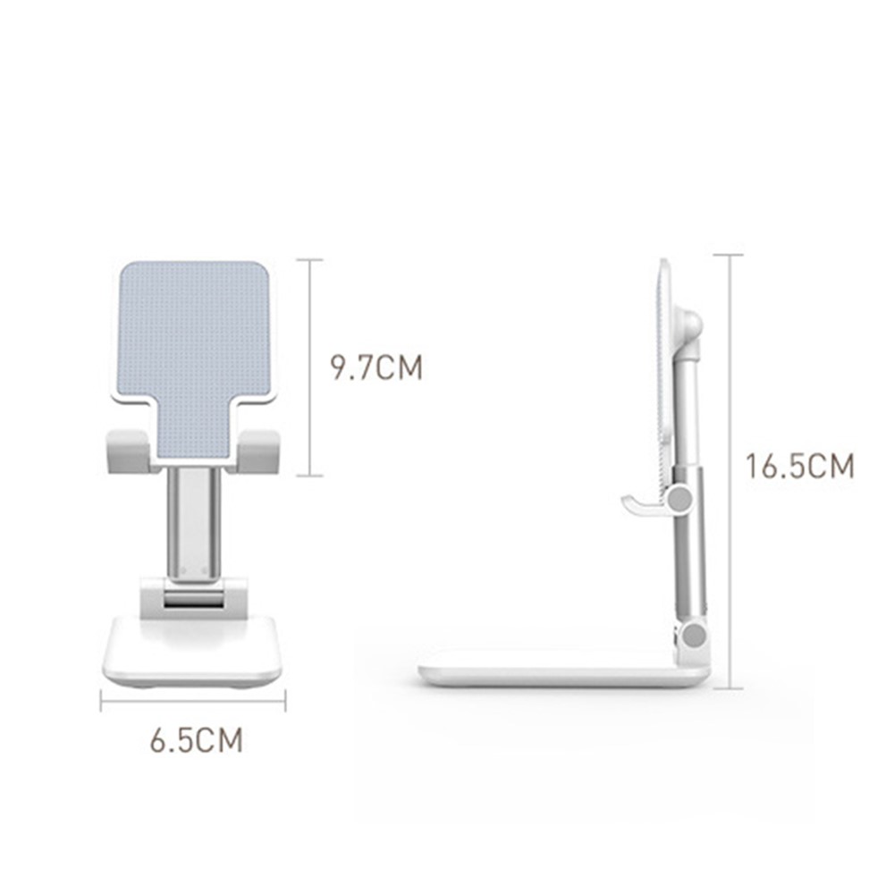 XIAOTIAN X5 Desktop Phone Holder Folding Bracket with Telescopic Height for Mobile Phone within 7inch, Standard Version - Black-8