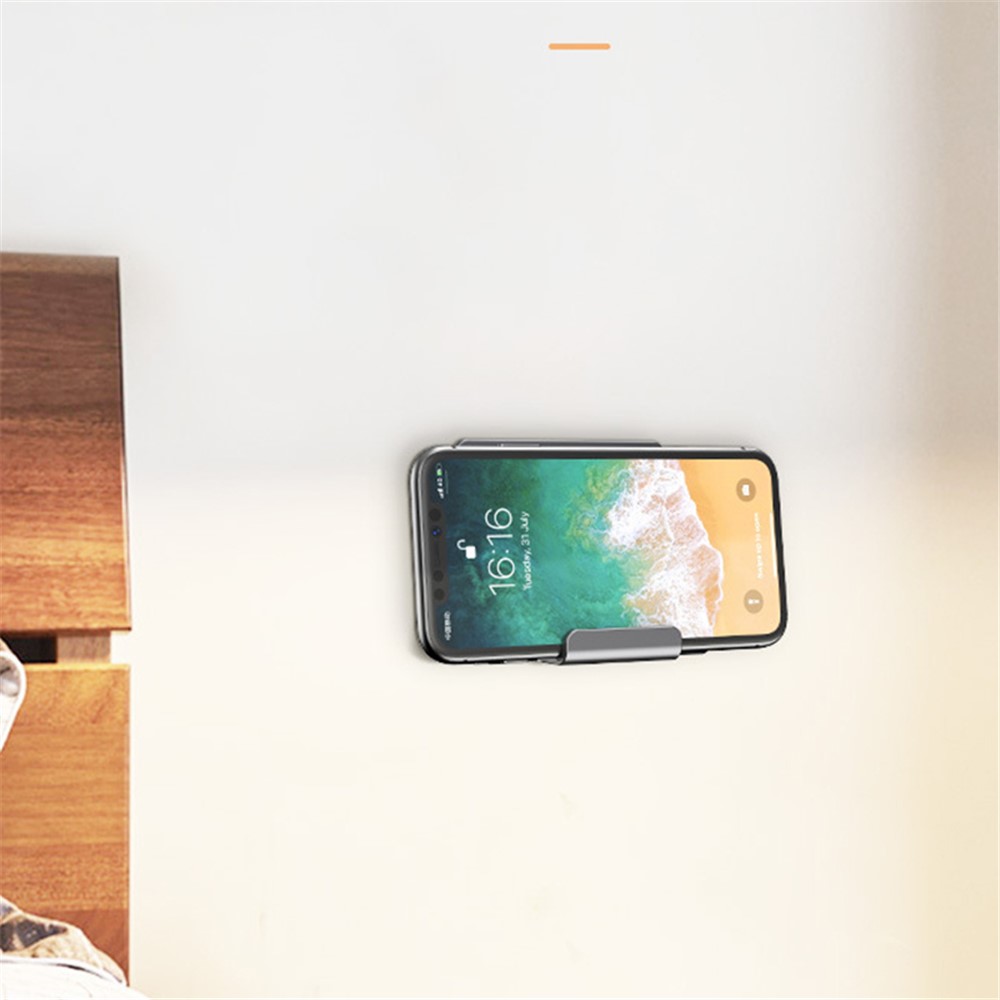 XIAOTIAN X11 Wall Mounted Storage Bracket Self Adhesive Mobile Phone Rack Tablet Holder-7