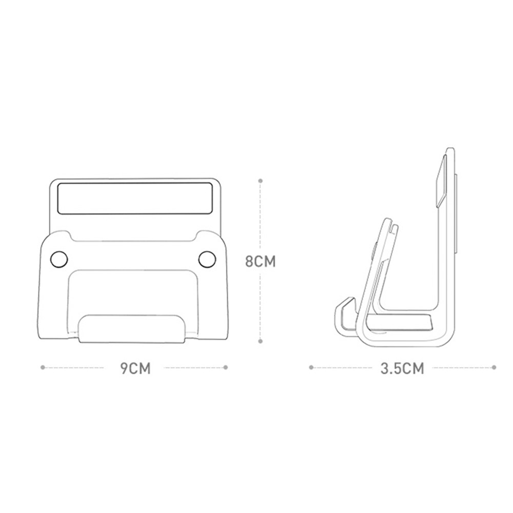 XIAOTIAN X11 Wall Mounted Storage Bracket Self Adhesive Mobile Phone Rack Tablet Holder-9
