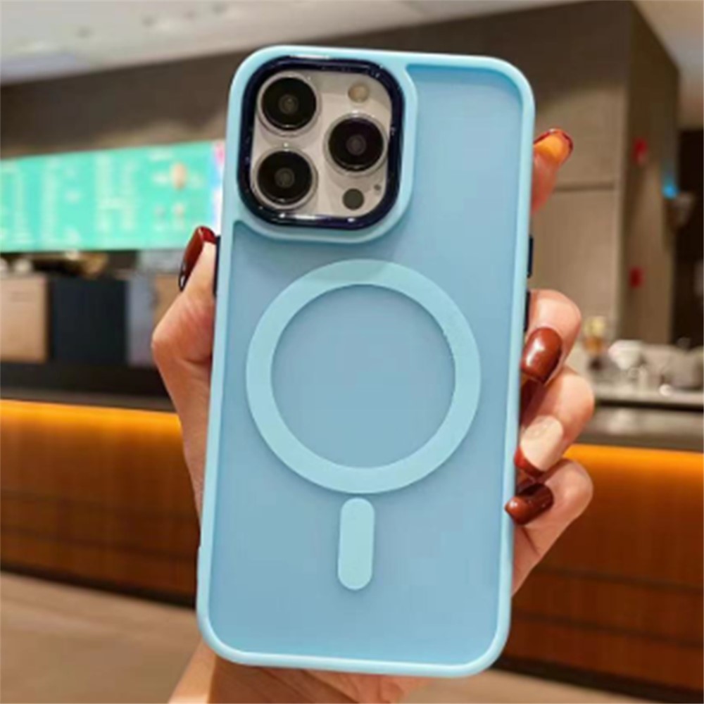 TPU+PC Magnetic Matte Phone Case for iPhone 15 14 13 Pro Max 12 Pro Max 11 Pro Max Xs Max XR X 7 / 8 Plus - 12 Pro Max