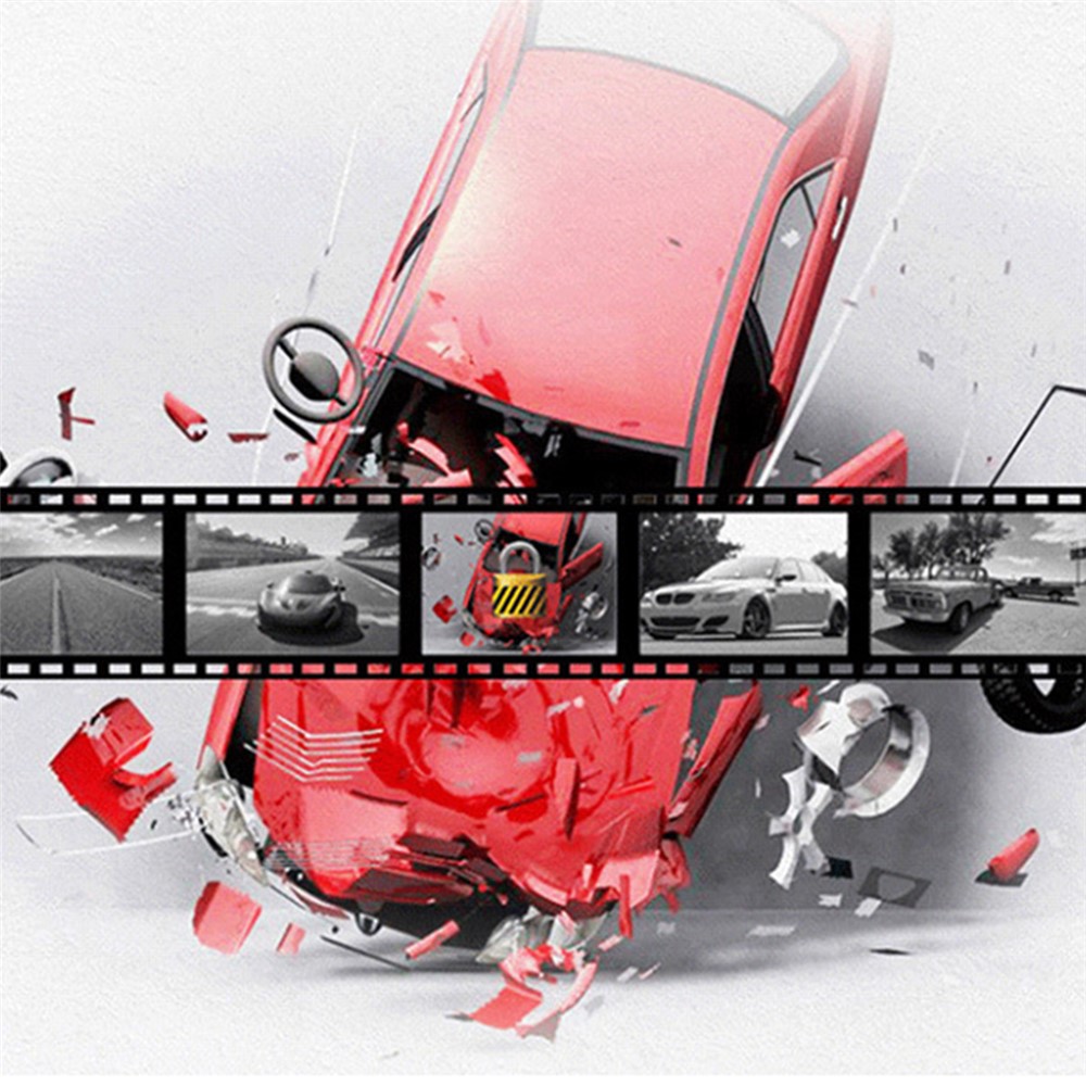 H192 GPS Front Inside Rear Dash Cam Car Camera Driving Recorder with 1080P 170-degree Wide Angle-4