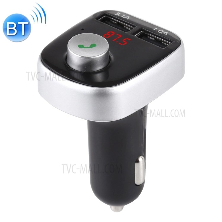 A20 Car MP3 Player Bluetooth FM Transmitter Dual USB Port Charger-5