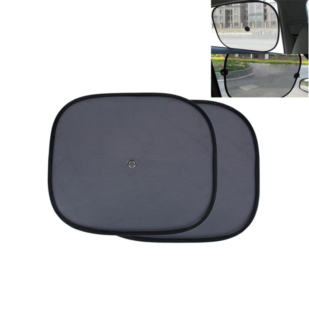 1 Pair Car Window Sun Shade Shield Cover for Side Blocks UV Rays-1