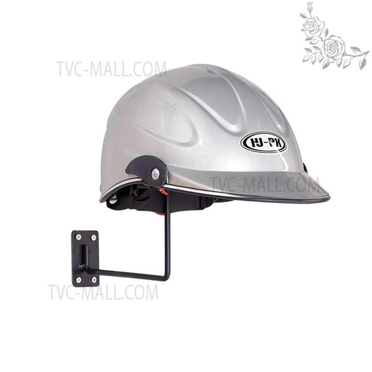 1PC Helmet Holder Rack Hook Helmet Stand Wall Mounted Jacket Hanger Motorcycle Accessories - Black-3