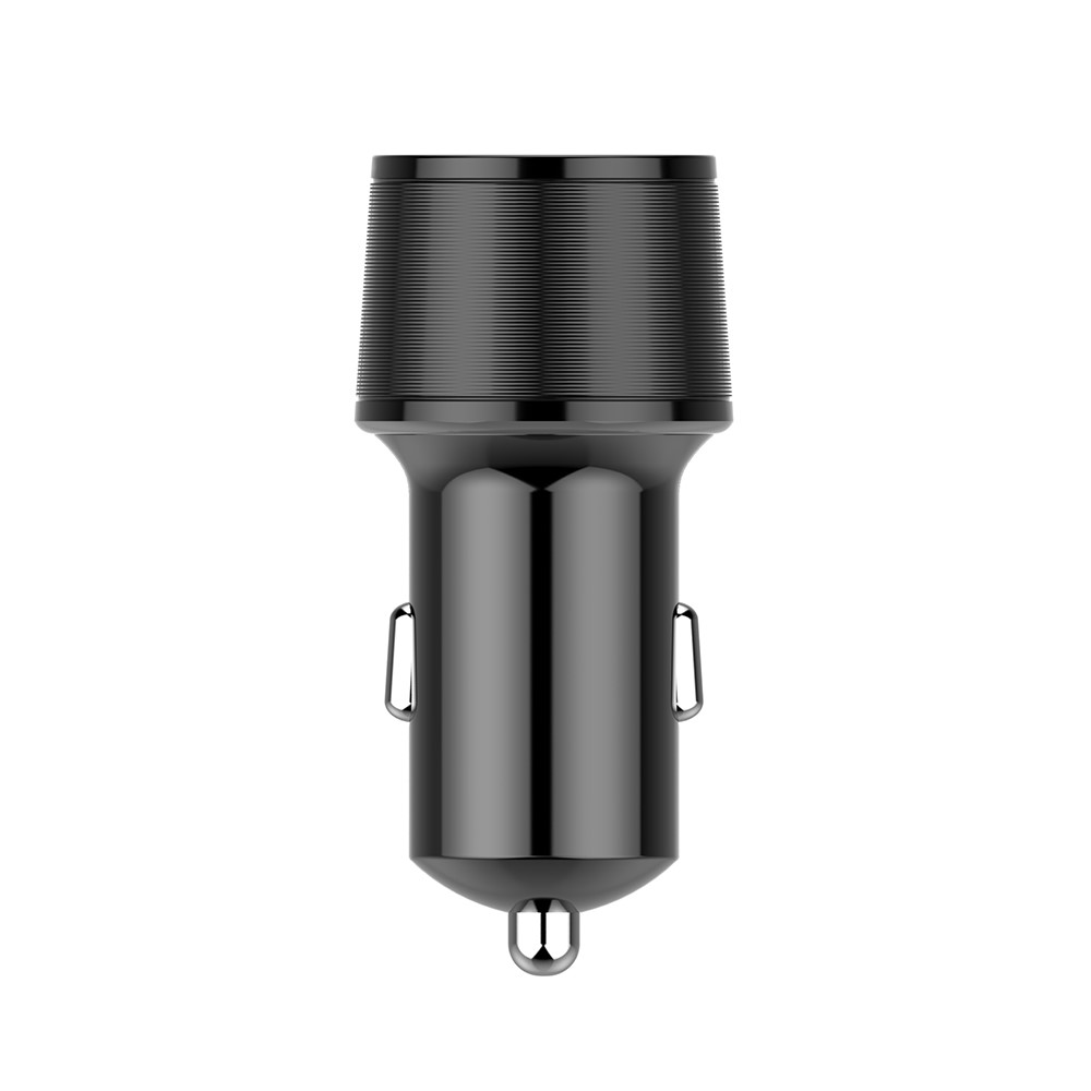 LEMONDA SMART Dual USB QC3.0+QC3.0 36W Aluminum Alloy Car Charger with Ambient Lighting-3