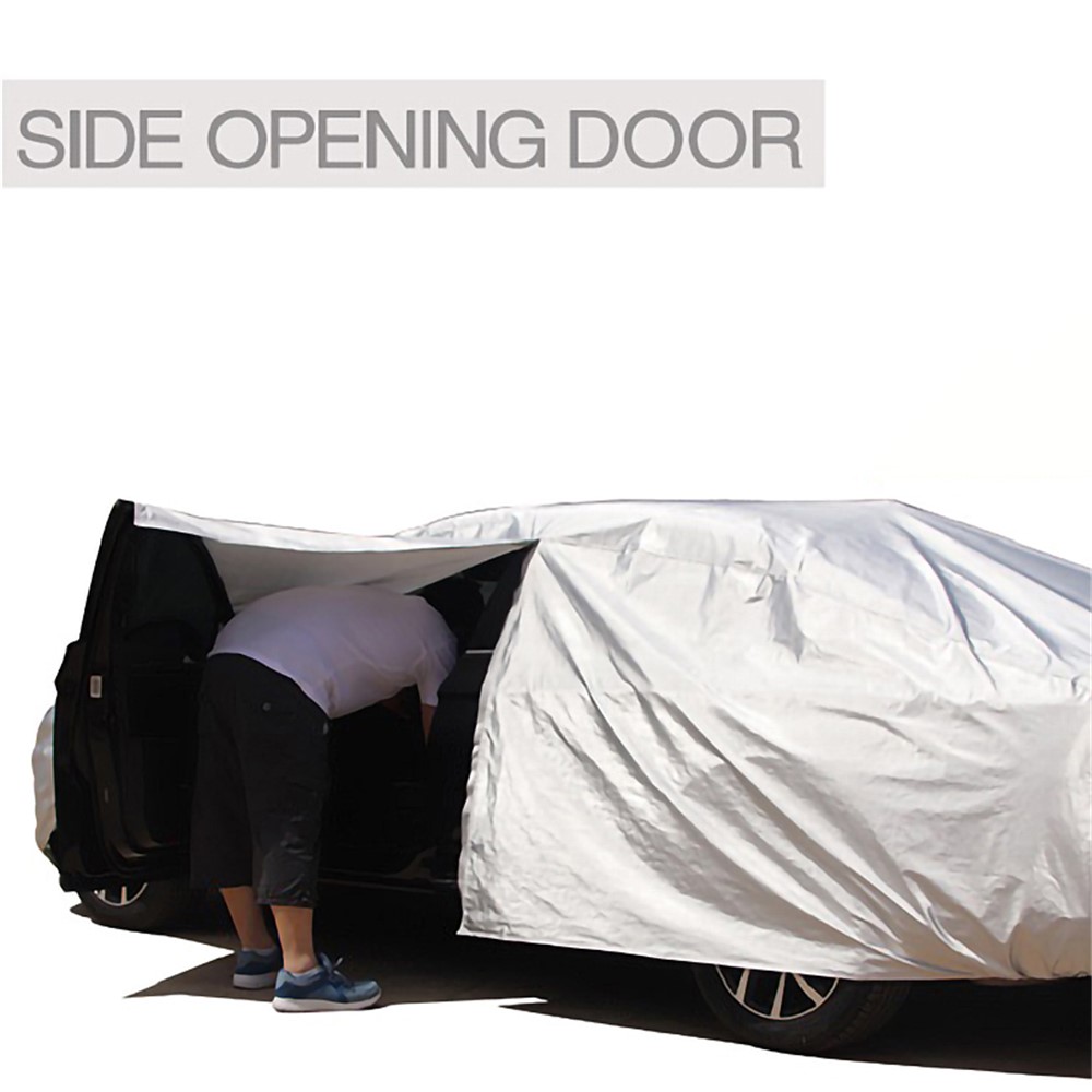 Outdoor Protection Full Car Covers UV Snow Cover Sunshade Waterproof Dustproof Case for SUV - Black / S-3