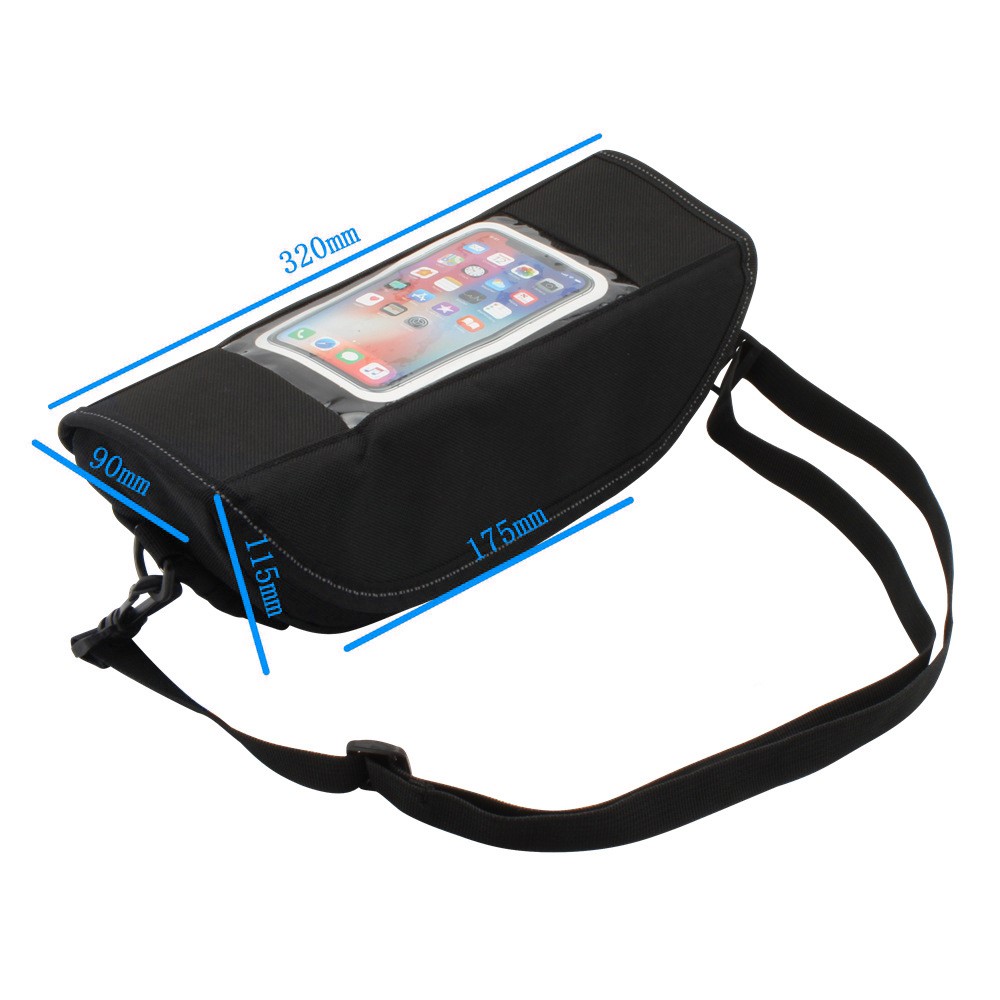 Waterproof Motorcycle Handlebar Storage Bag Phone Pouch for BMW R1200GS ADV/F700GS/800GS/R1250GS/S1000XR-3