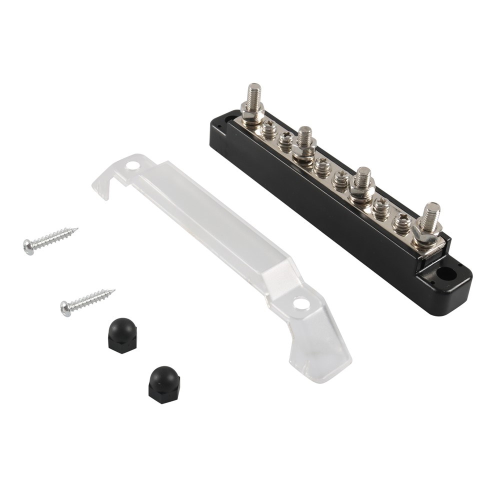 Bloc De Distribution D'alimentation 4 Voies Pour Voiture - Porte-fusible Et Répartiteur De Masse - Pour Ampli Audio, Accessoires - En Plastique Et Métal