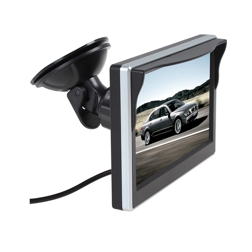 RH-510 High Brightness 12-LED Rear Camera Car Parking Reverse System Kit with 5'' LCD Display Monitor-9