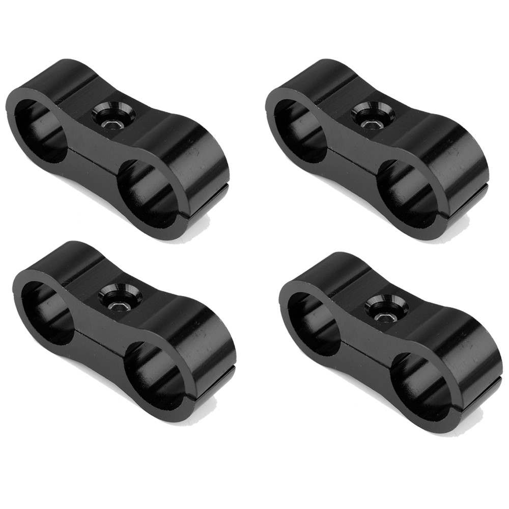 F08129-10 4PCS AN10 Aluminum Alloy Hose Separator Mounting Clamp-1