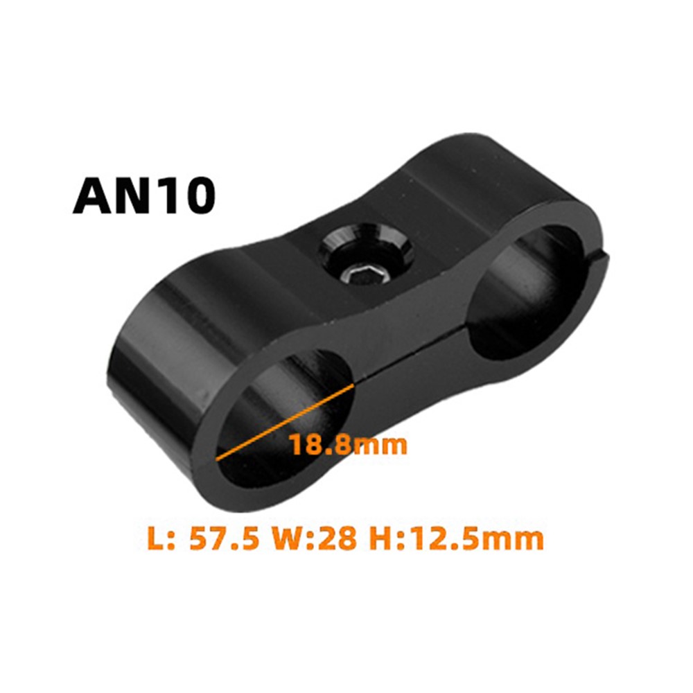 F08129-10 4PCS AN10 Aluminum Alloy Hose Separator Mounting Clamp-9