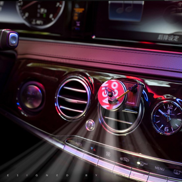 XIAOMI YOUPIN Car Incense Diffuser Aromatherapy Record Player Decorative Ornament-2
