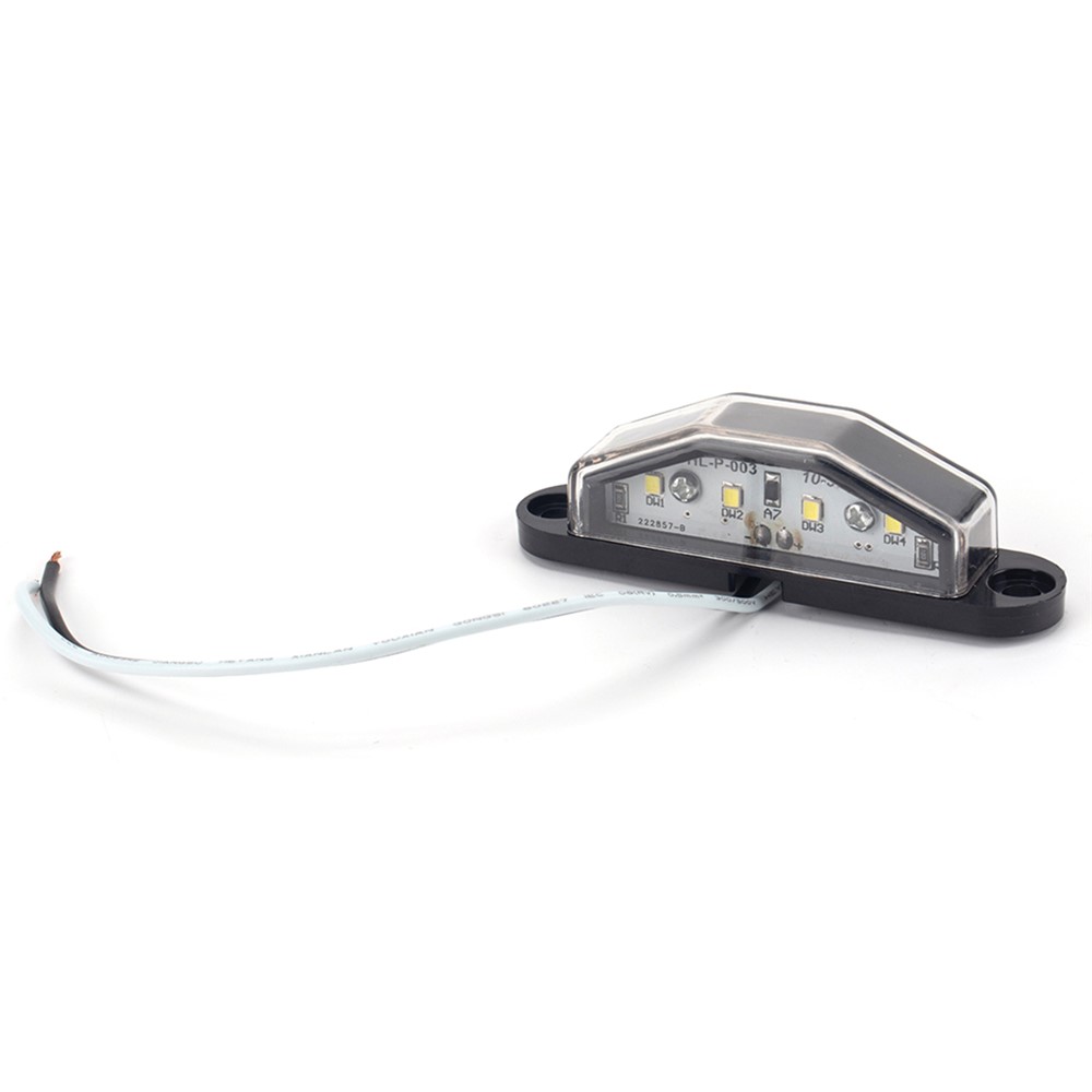 A4087 2Pcs 12V Trailer Truck Lorry 10-LED Brake Turn Signal Indicator Lights Truck Van Waterproof Tail Lamp-12