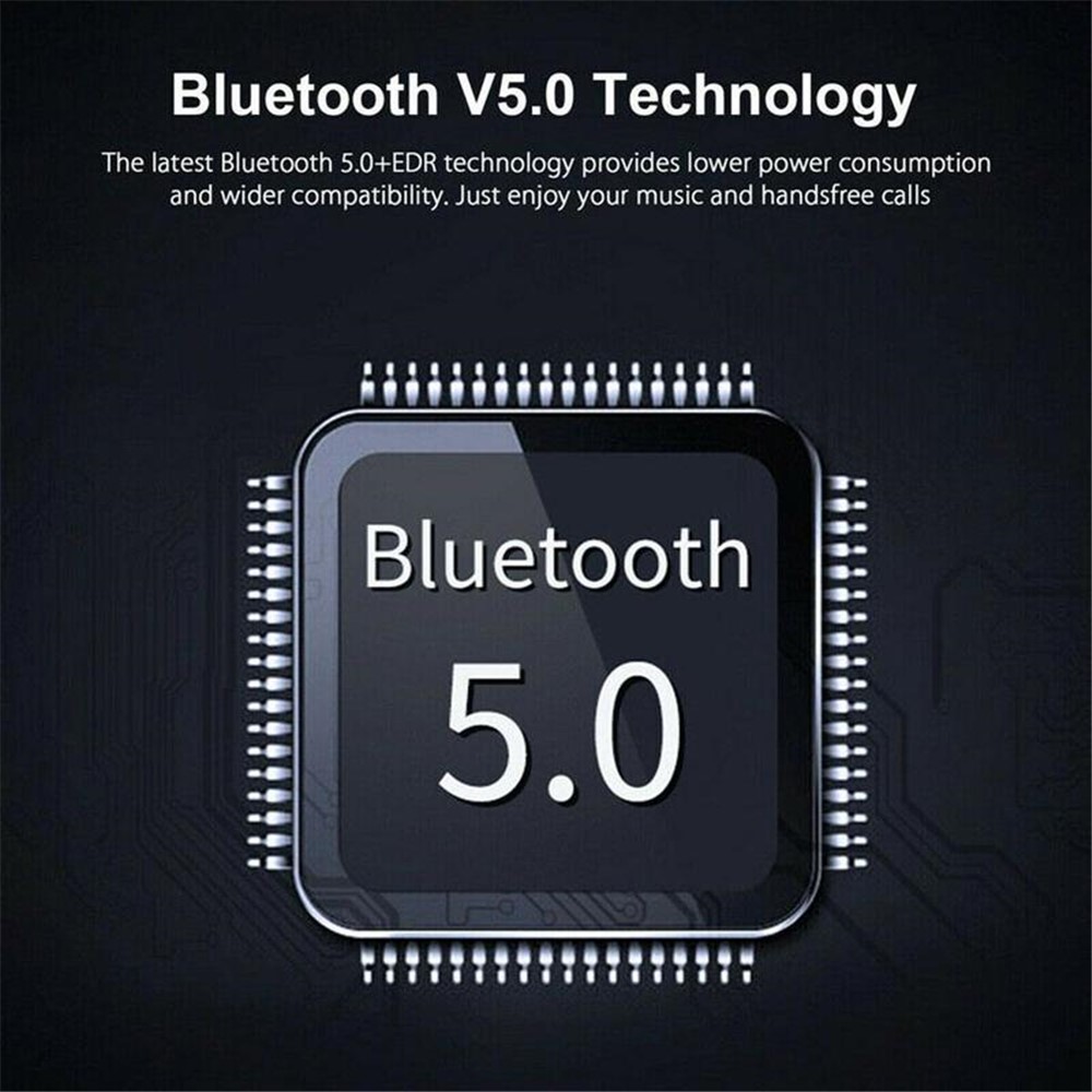 T823 Bluetooth 5.0 Sun Visor Clip Wireless Audio Receiver Hands-free Phone Amplifier Music Player-4
