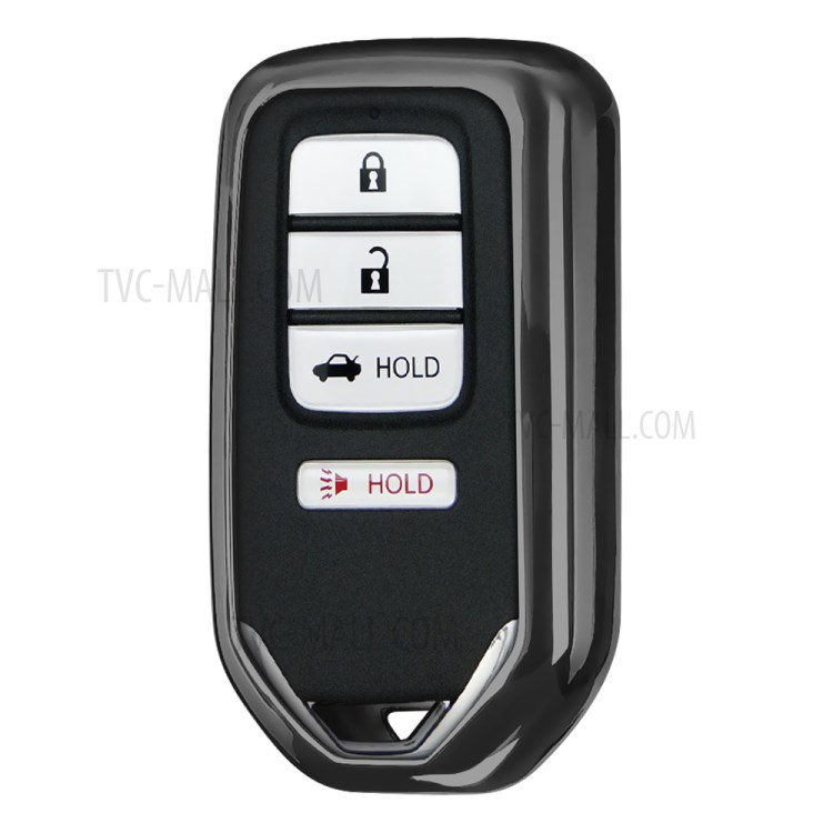 DUX DUCIS Car Key Protective Cover Casing for Honda - Black-3