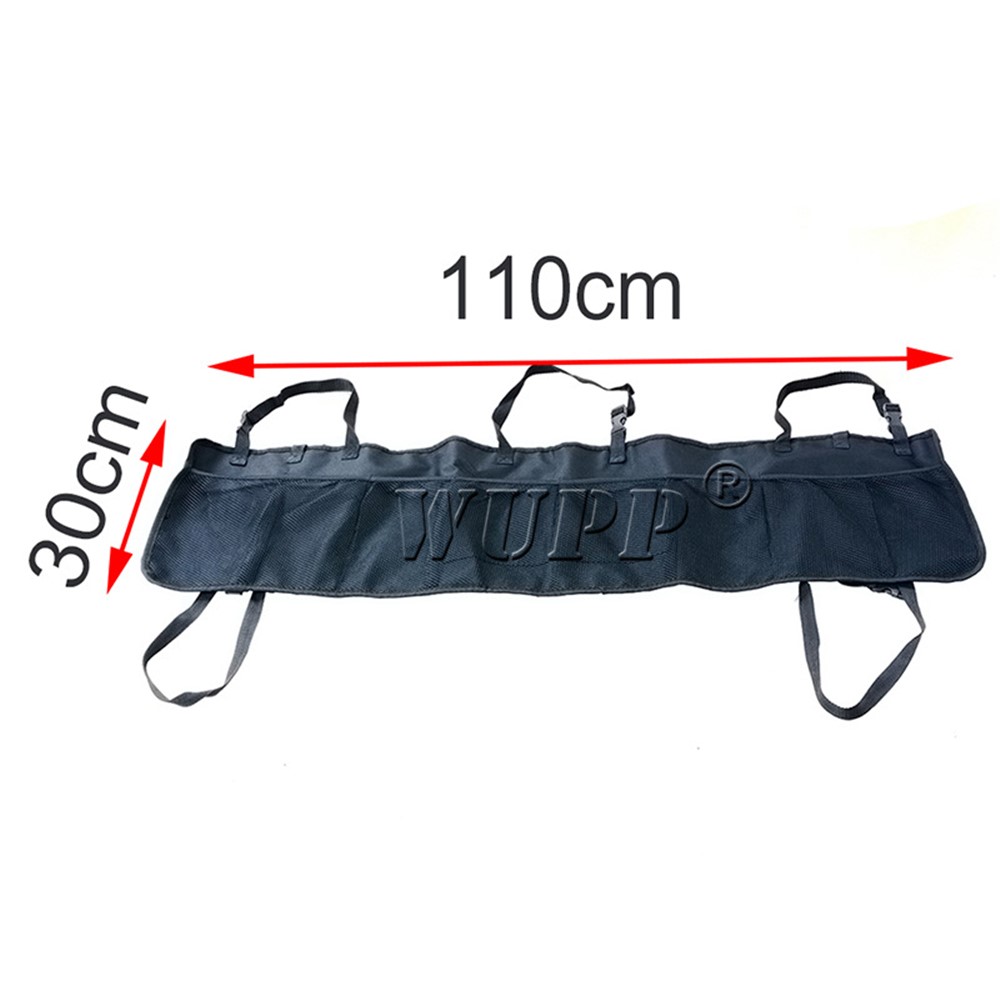 WUPP CS-486A1 Car Rear Seat Back Organizer Auto Trunk Net Mesh Cargo Storage Bag Pocket Cover Stowing Tidying Bag-3
