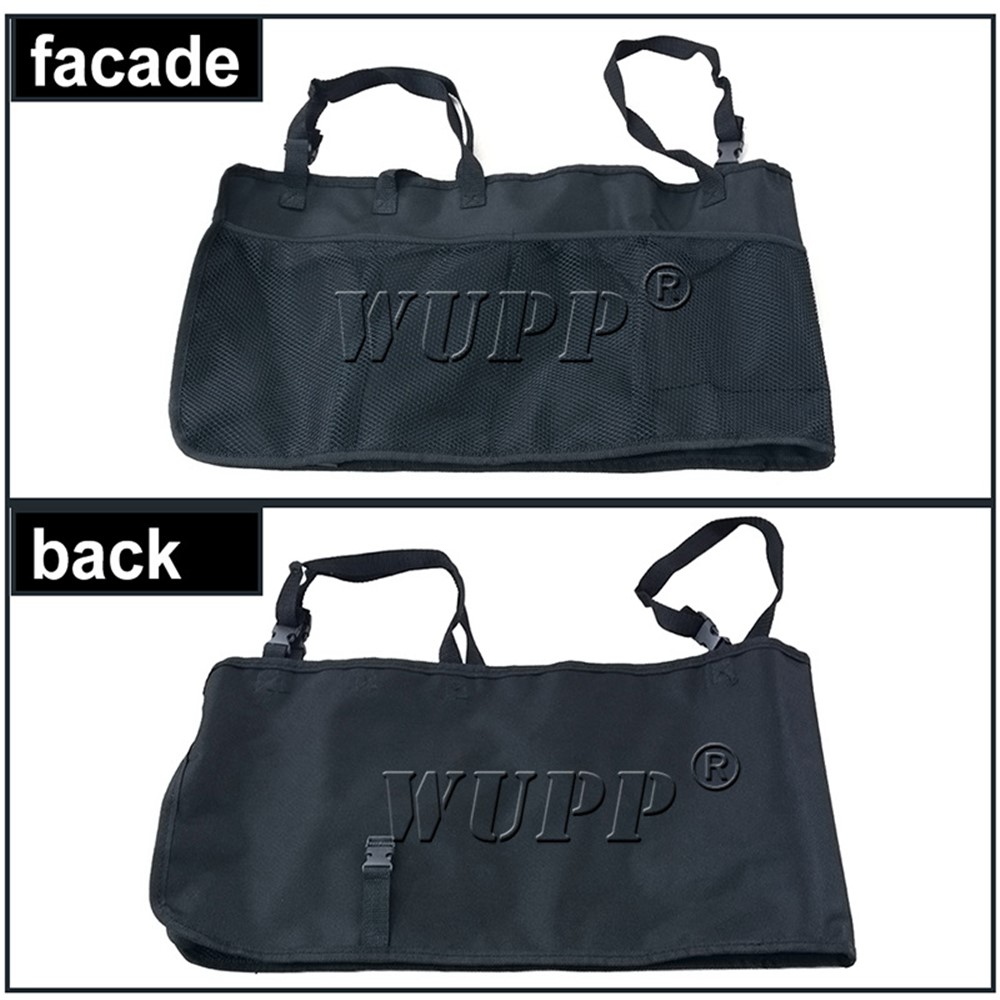 WUPP CS-486A1 Car Rear Seat Back Organizer Auto Trunk Net Mesh Cargo Storage Bag Pocket Cover Stowing Tidying Bag-5