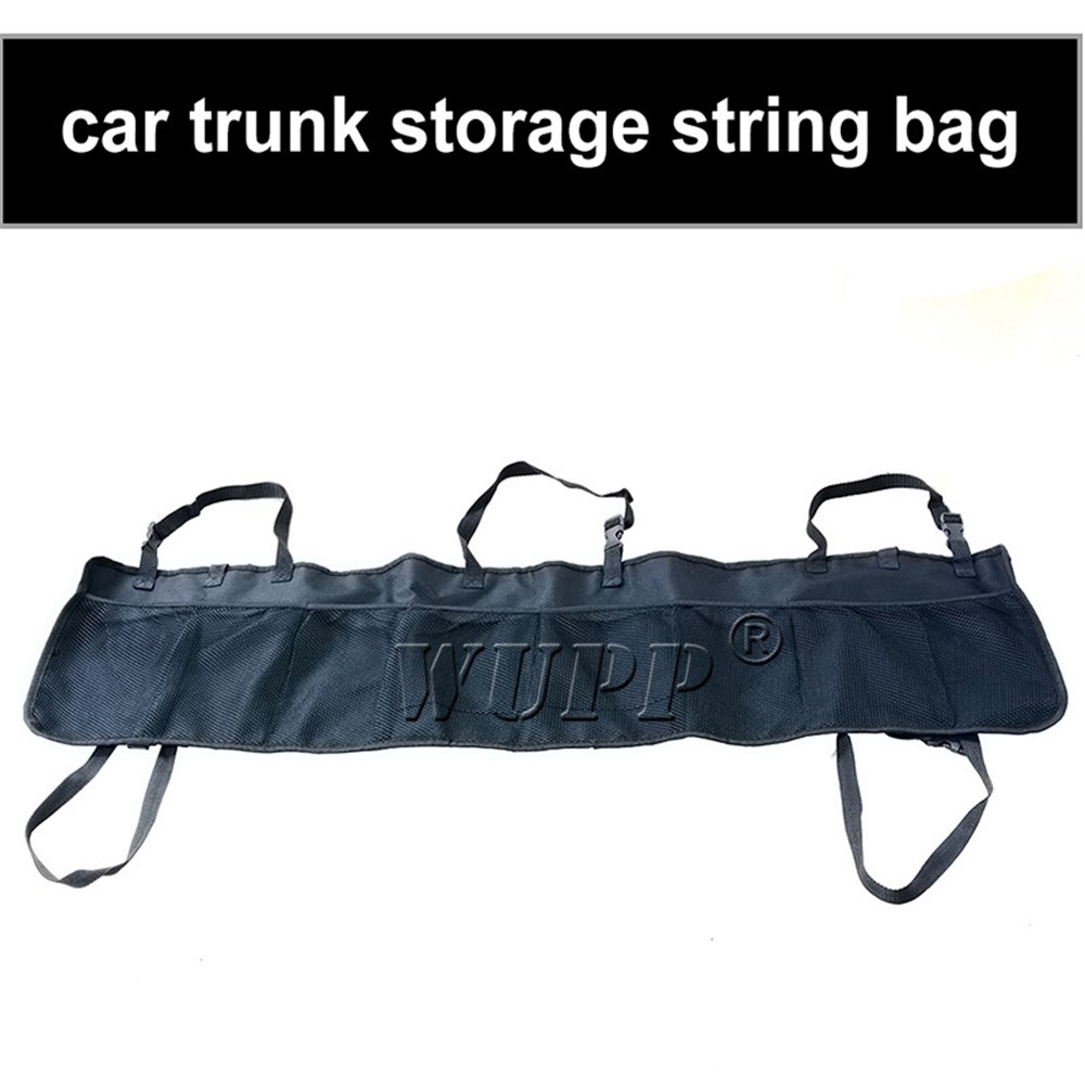 WUPP CS-486A1 Car Rear Seat Back Organizer Auto Trunk Net Mesh Cargo Storage Bag Pocket Cover Stowing Tidying Bag-6