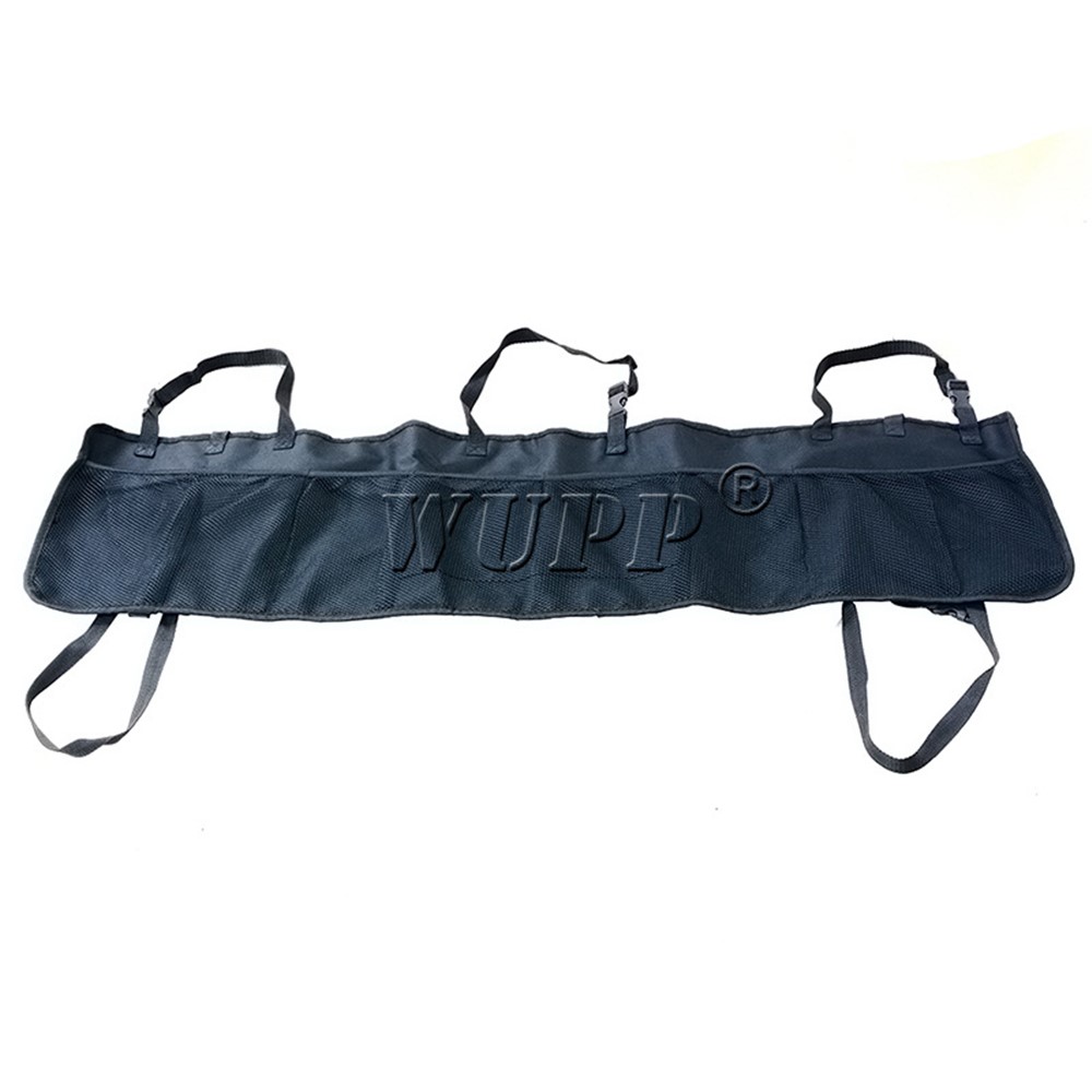 WUPP CS-486A1 Car Rear Seat Back Organizer Auto Trunk Net Mesh Cargo Storage Bag Pocket Cover Stowing Tidying Bag-9