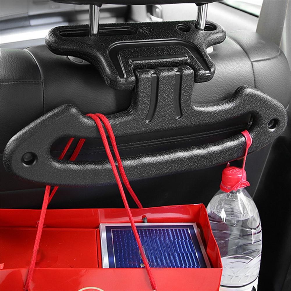 BANGNING BN-B05-1C Headrest Safety Handle Multifunctional Rear Seat Coat Storage Hanger - Black-3