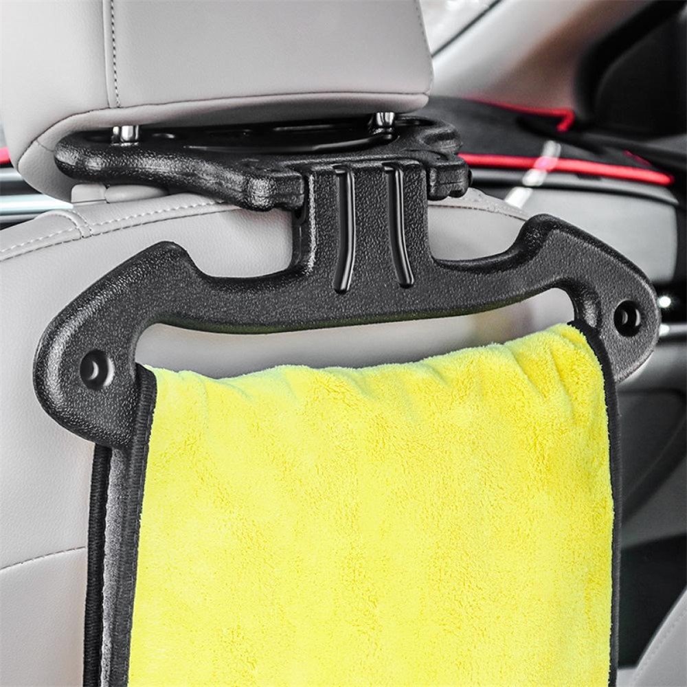 BANGNING BN-B05-1C Headrest Safety Handle Multifunctional Rear Seat Coat Storage Hanger - Black-4