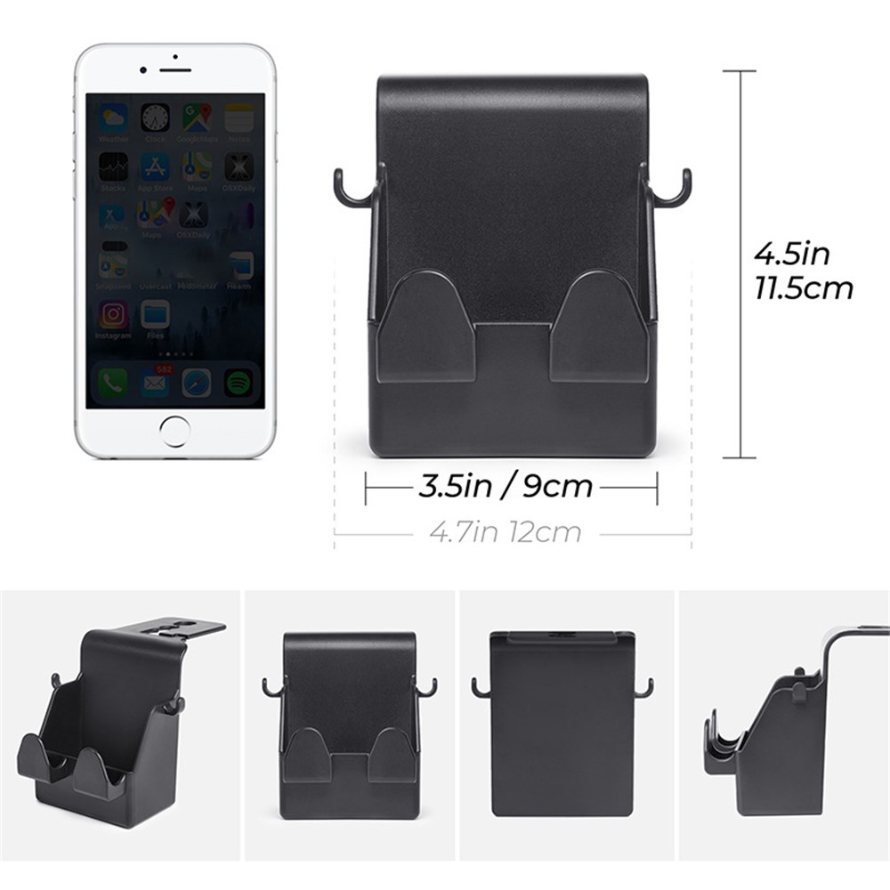 MRLAN LT-889 2 in 1 Car Seat Back Hanger Hooks Storage Box Organizer Mobile Phone Purse Hanging Holder-4