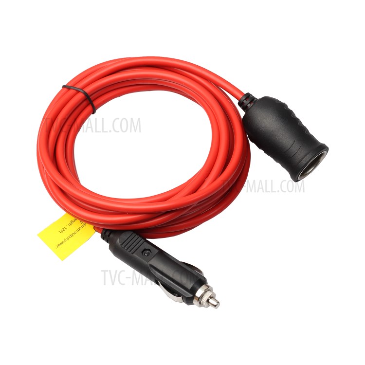 12V-24V Car Cigarette Lighter Plug Socket Extension Cord Male to Female Cable 3.6m-2