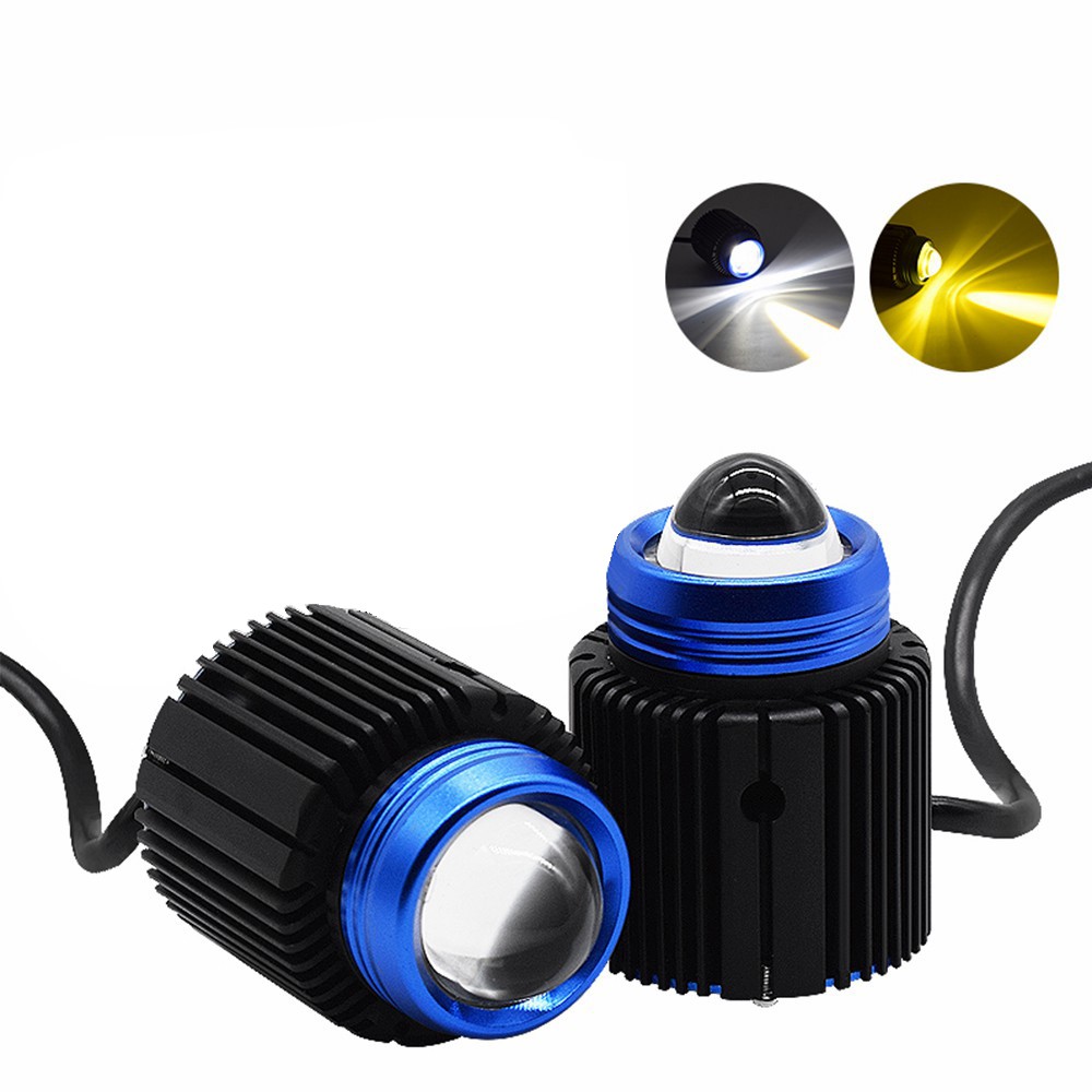 LEMONDA Auto Motorcycle LED Big Lens Anti-fog Bright Light-1