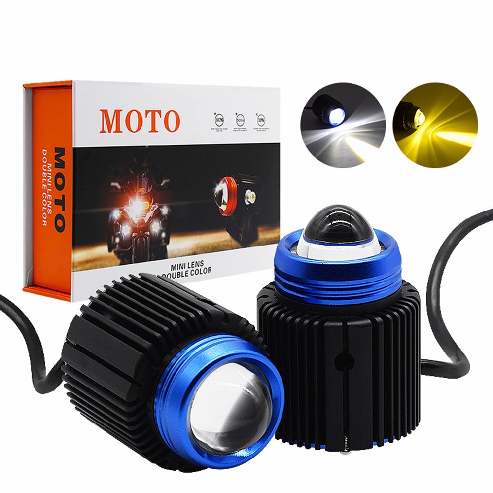 LEMONDA Auto Motorcycle LED Big Lens Anti-fog Bright Light-10