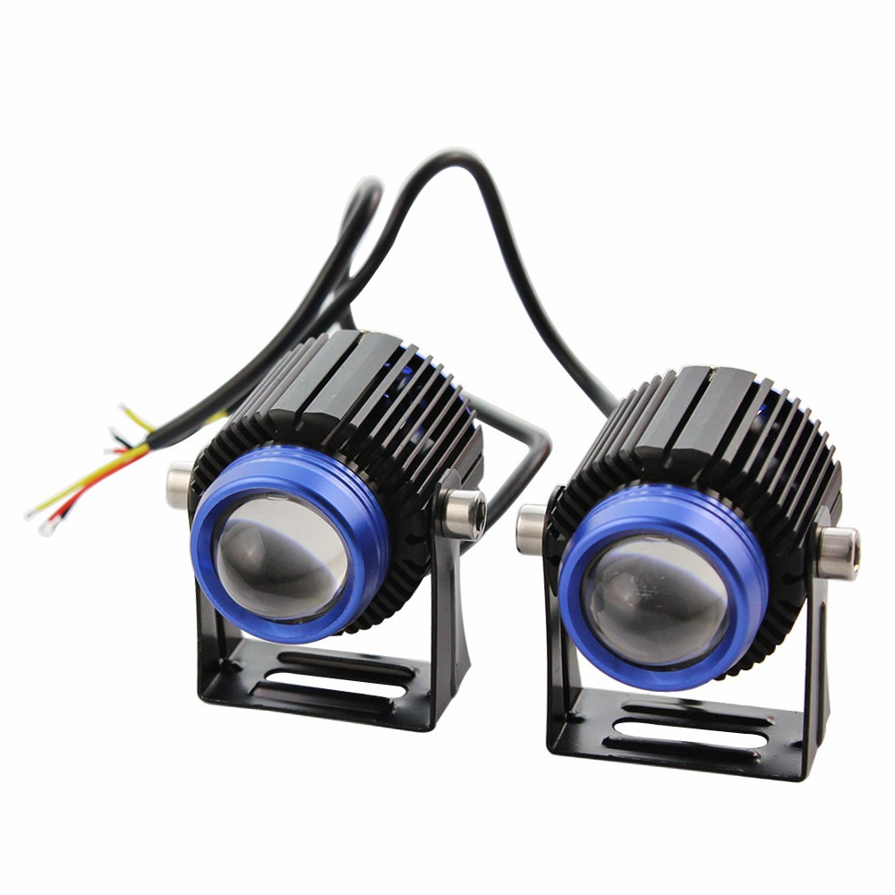 LEMONDA Auto Motorcycle LED Big Lens Anti-fog Bright Light-5