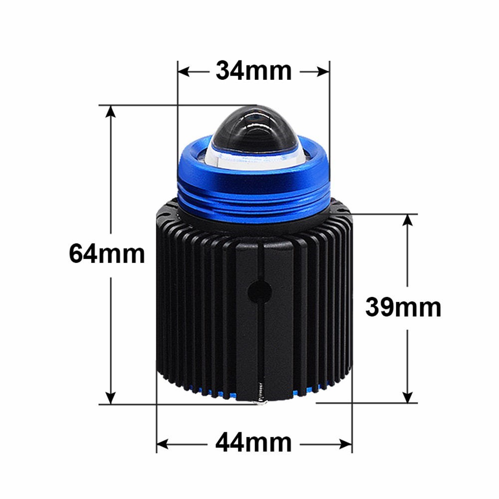 LEMONDA Auto Motorcycle LED Big Lens Anti-fog Bright Light-7