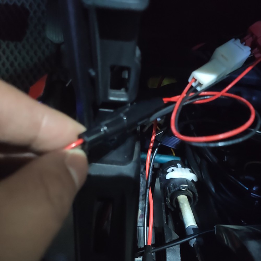 Type-C PD USB QC3.0 Dual Port LED Light Car Charger Socket Fast Charging Modification Accessory for Toyota (Cigarette Lighter Wiring Connection)-4