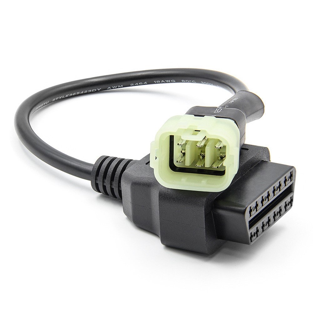 Motorbike Adapter OBD Extension Connectors 16Pin to 6Pin Plug Cable for KTM Motorcycle-4