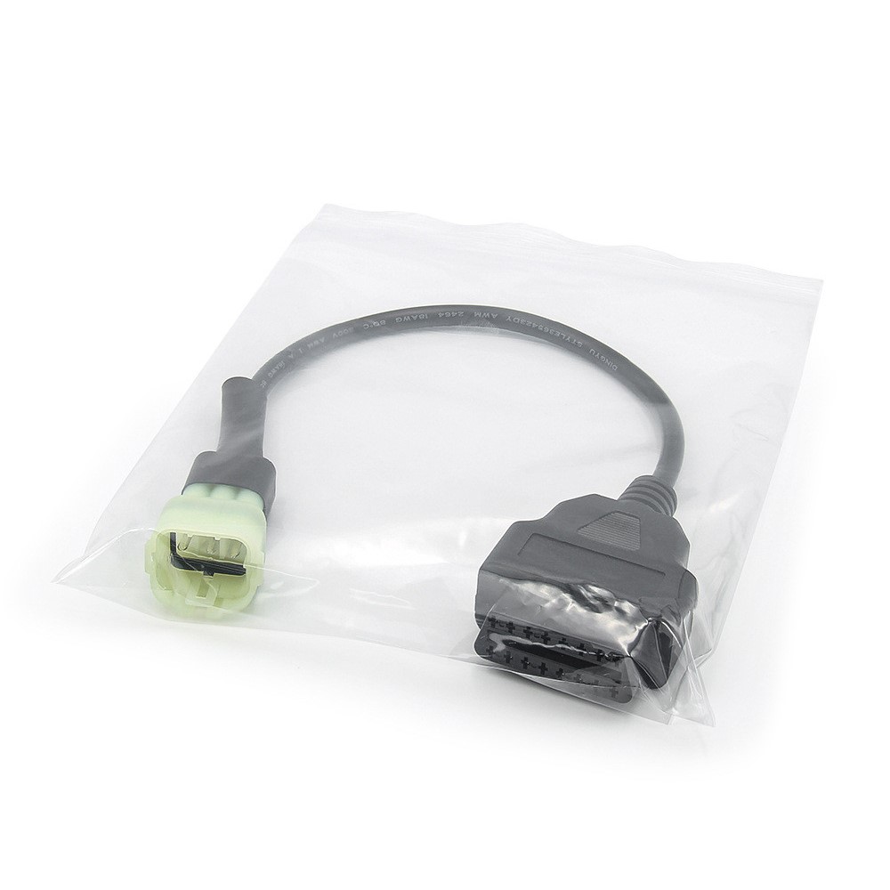 Motorbike Adapter OBD Extension Connectors 16Pin to 6Pin Plug Cable for KTM Motorcycle-6