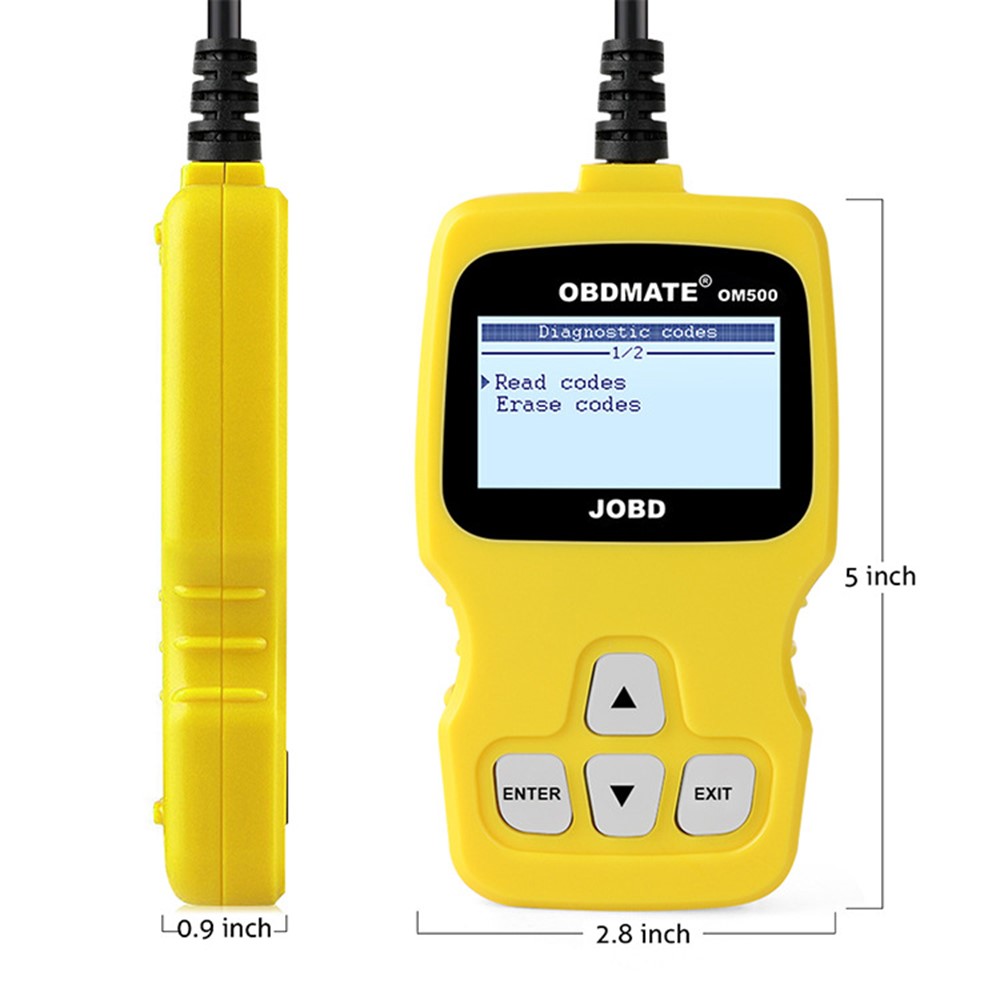 OBDMATE OM500 OBDII / EOBD / JOBD Code Reader Car Fault Diagnosis Tester-5