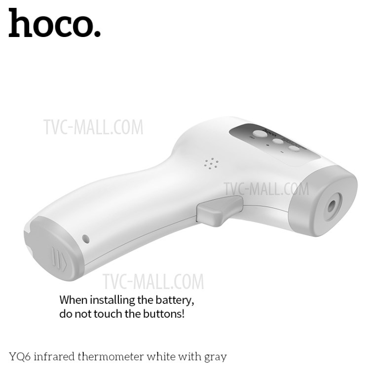 HOCO YQ6 Mini Digital Non-Contact IR Infrared LCD Thermometer-5