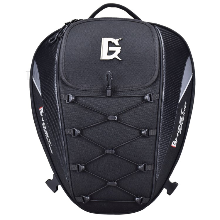 thumbnail image 2 of EYPINS Motorcycle Tail Bag - 900D Oxford Waterproof, 43x29x30cm, Helmet Storage, Reflective Strips, With Shoulder Straps 2 of 9