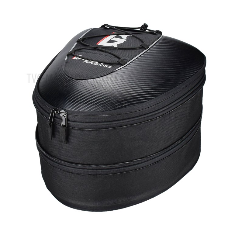 Expandable Motorcycle Tail Bag Waterproof Motorbike Rear Bag-2