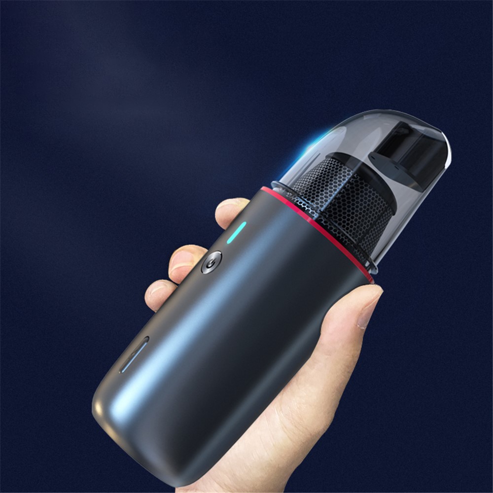 X1 90W High Power Car Home Mini Wireless Vacuum Cleaner Rechargeable Handheld Vehicle Cleaning Tool - White-3