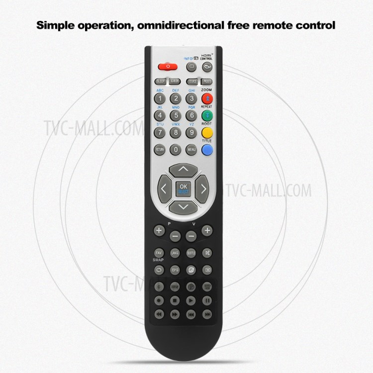 RC1900 Remote Control for OKI TV 16 19 22 24 26 32 37 39 40 42 46 inches-4