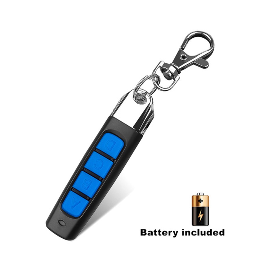 4 Canaux Garage Porte Porte D'ouverture De Porte Sans Fil Télécommande Duplicator 4 Touches Code De Clonage Carte De Voiture Bleu