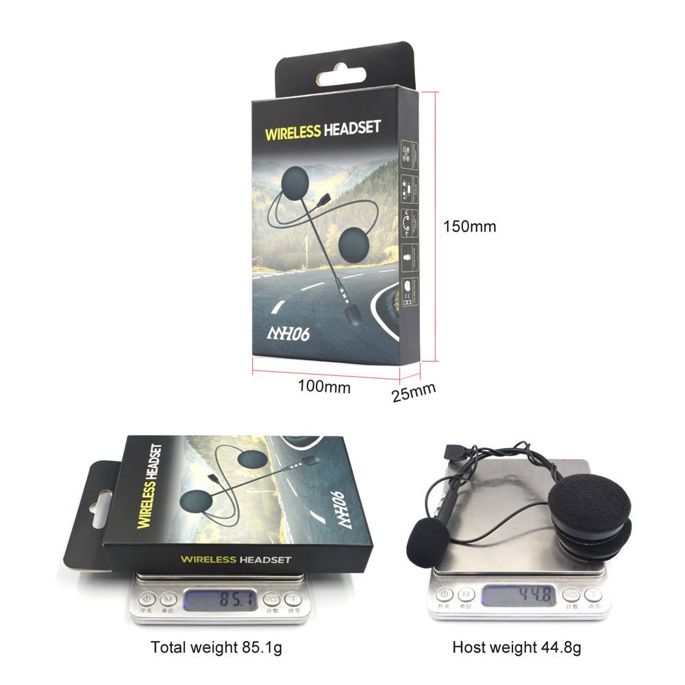 MH06 Motorcycle Bluetooth 5.0 Helmet Headset High Sound Quality Intelligent Noise Cancelling Headphones Support Long Standby-14