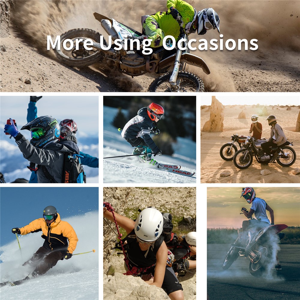 M7 Wireless Headphone Bluetooth 5.0 Helmet Headset Stereo Sound Waterproof Auto Answer Earphone with FM Radio-10