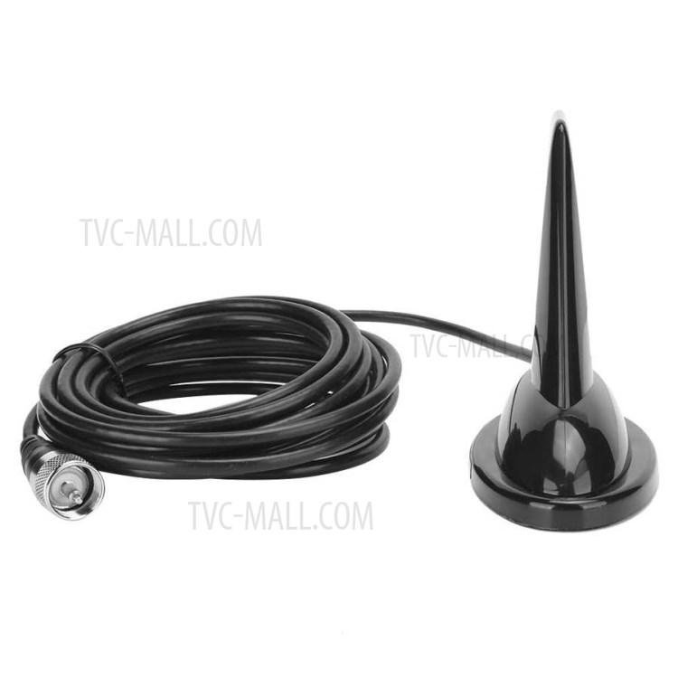 High Reliability HRT-UV80 Car Antenna M Connector Antenna UV Dual-Band Shark Fin High Gain Suction Cup Aerial 5 Meters Radio Transceiver-3