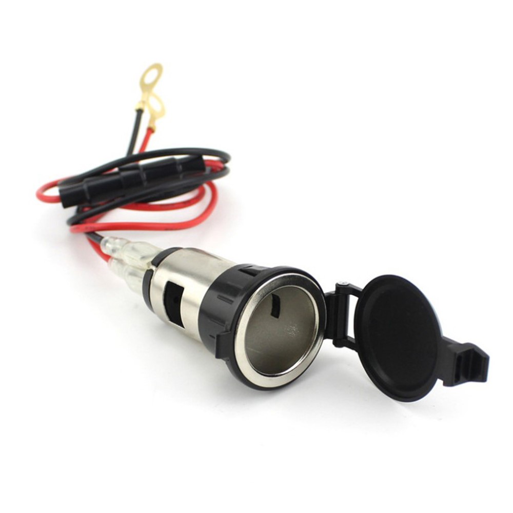 WUPP CS-003A1 Car Motorcycle Female Seat USB Power Supply Port Hard Cover Socket Charger GPS Power Outlet-4