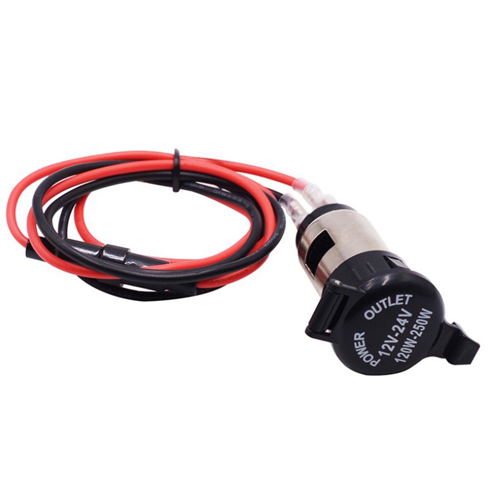 WUPP CS-003A1 Car Motorcycle Female Seat USB Power Supply Port Hard Cover Socket Charger GPS Power Outlet-5