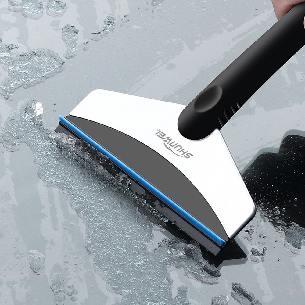 SHUNWEI SW-3107 Multifunction Stainless Steel Snow Removal Shovel Long Handle Ice Scraper - Blue-5