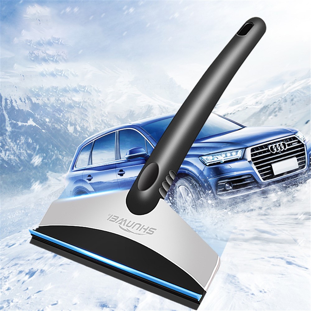 SHUNWEI SW-3107 Multifunction Stainless Steel Snow Removal Shovel Long Handle Ice Scraper - Blue-7