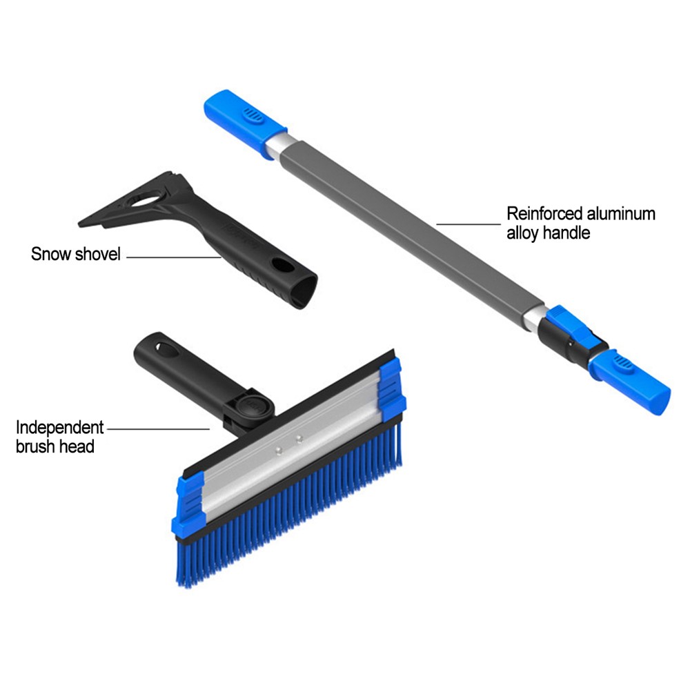 SEBTER SBT-4102 6 in 1 Winter Car Window Sweeping Tool Kit Snow Removal Brush Ice Scraper-6